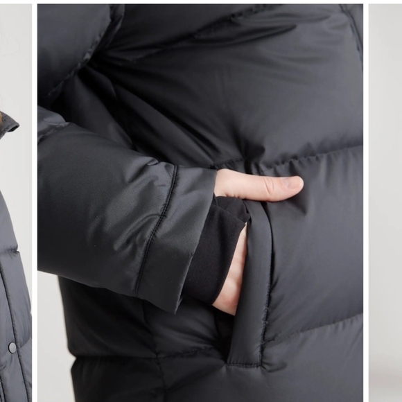Quince SEALED! NWT! Responsible Down Long Puffer Jacket in Black. Sz Md. R2S!! - Picture 7 of 16